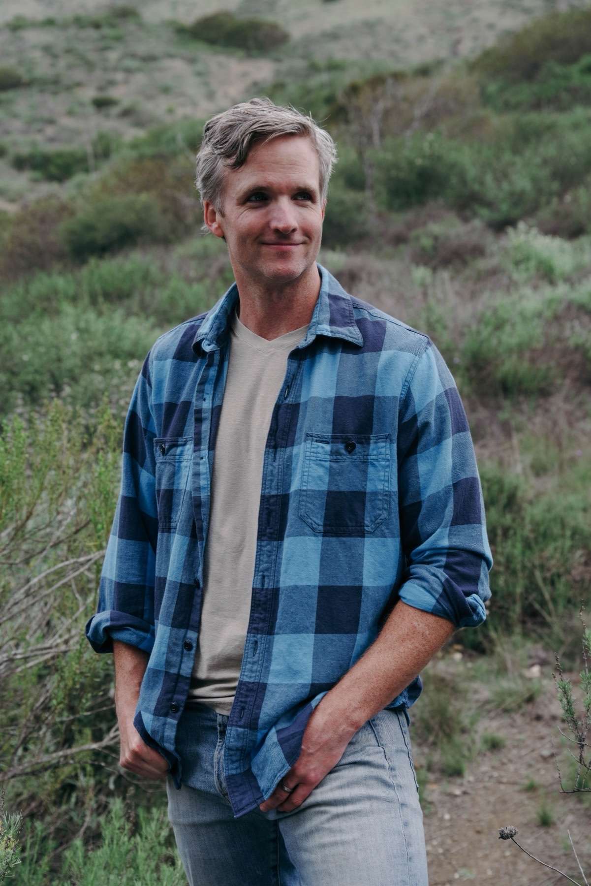 Billy Lush, licensed life insurance agent, in the hills of the Conejo Valley near Newbury Park